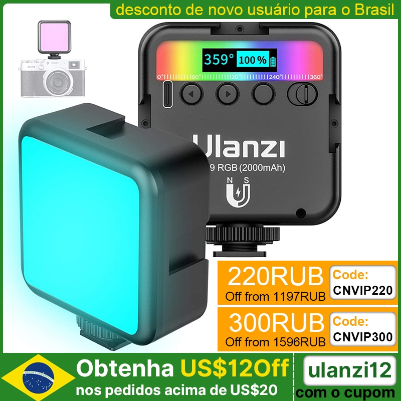 Ulanzi-VL49 RGB  Ʈ ̴ LED ī޶ Ʈ..